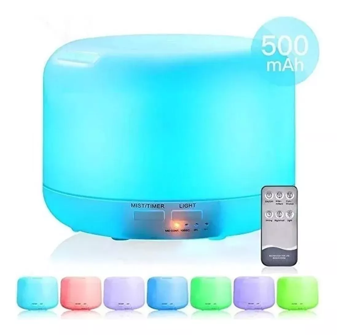 Miniatura 2 de Humidificador Difusor Masmelo 500ml Rgb